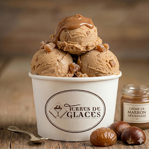 crème glacée aux marrons