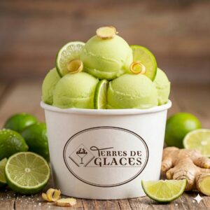 sorbet citron vert gingembre