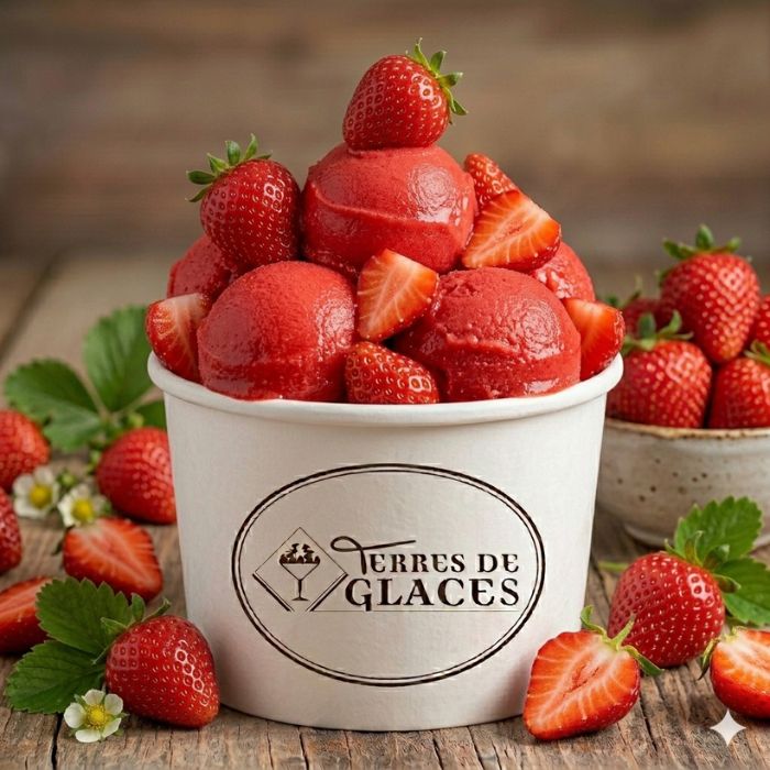 sorbet fraise