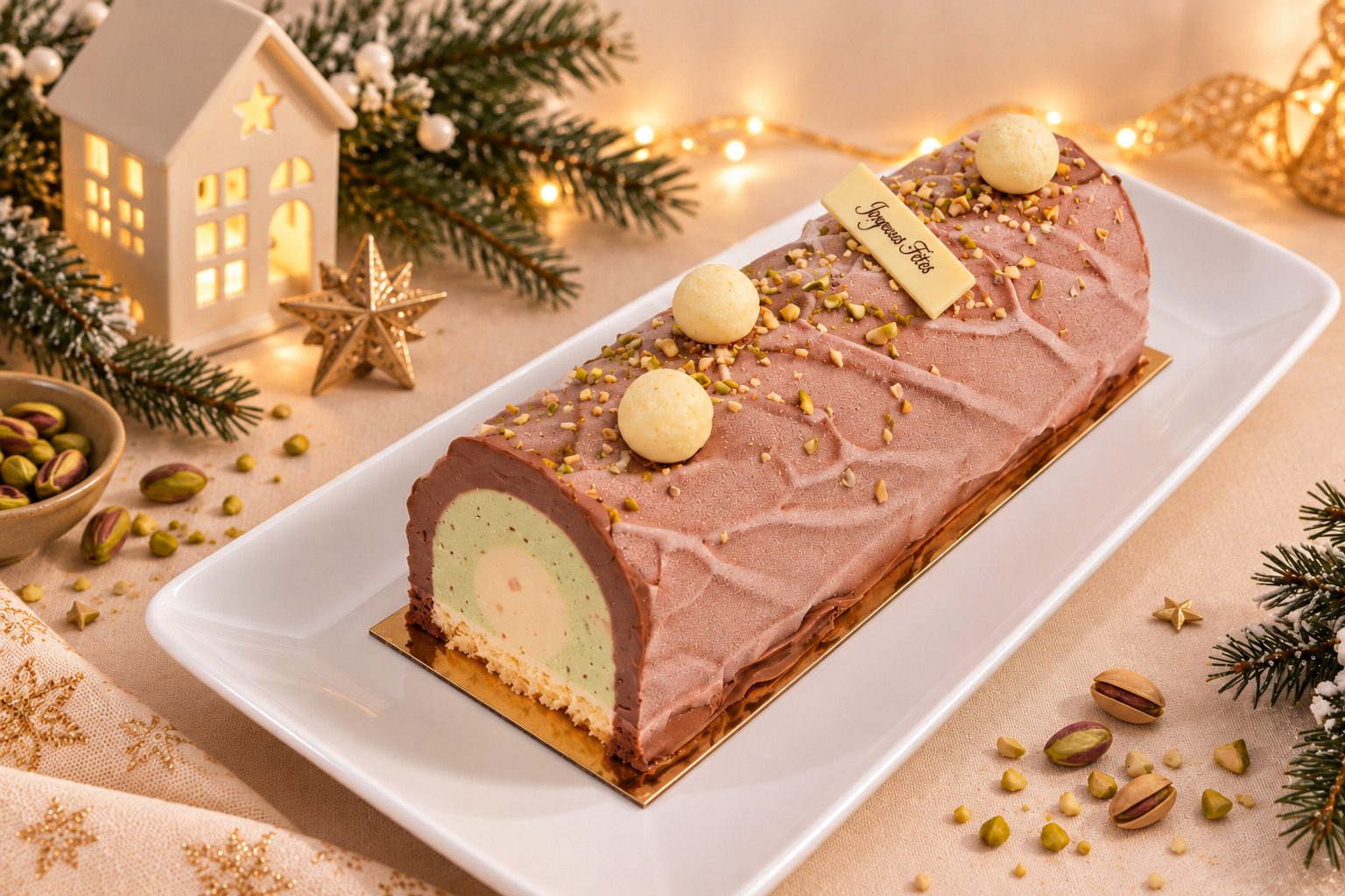 Bûche glacée la carapeanuts